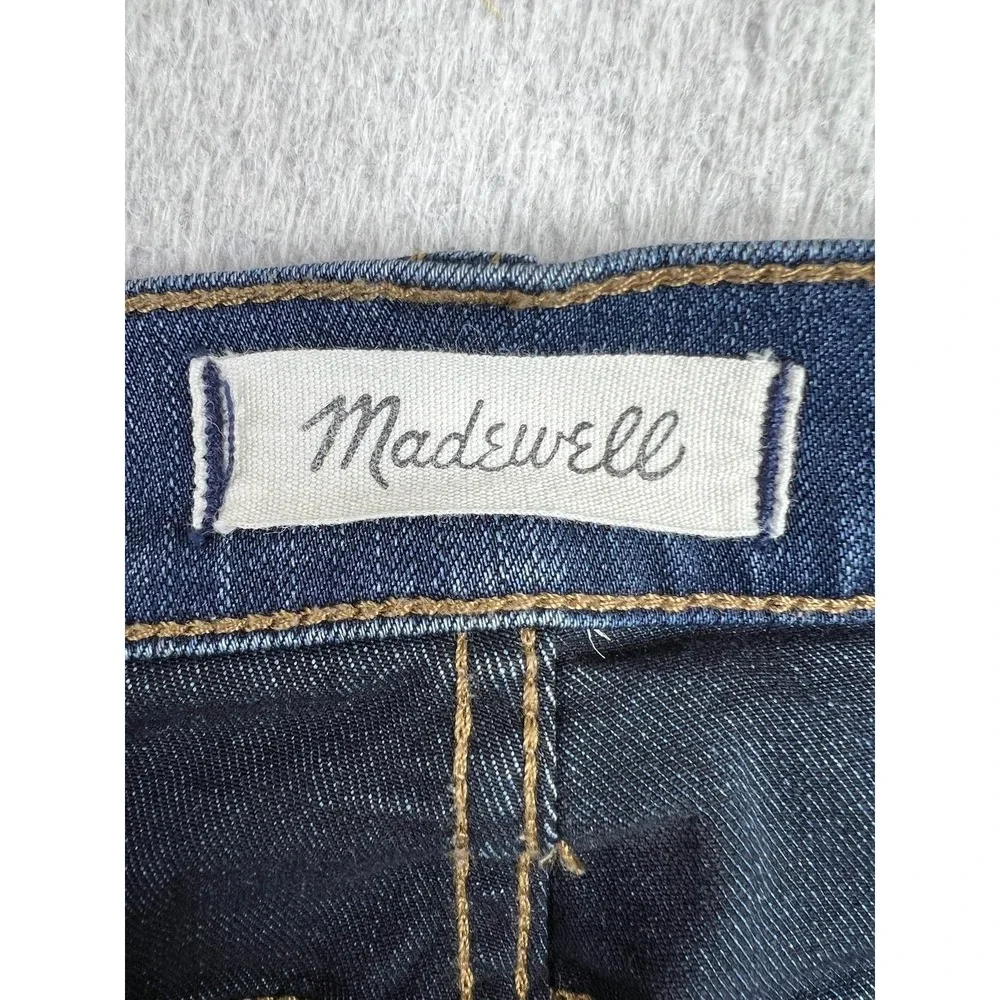 Madewell Roadtripper Skinny Jeans Womens 28 Blue Medium Wash Mid Rise Stretch